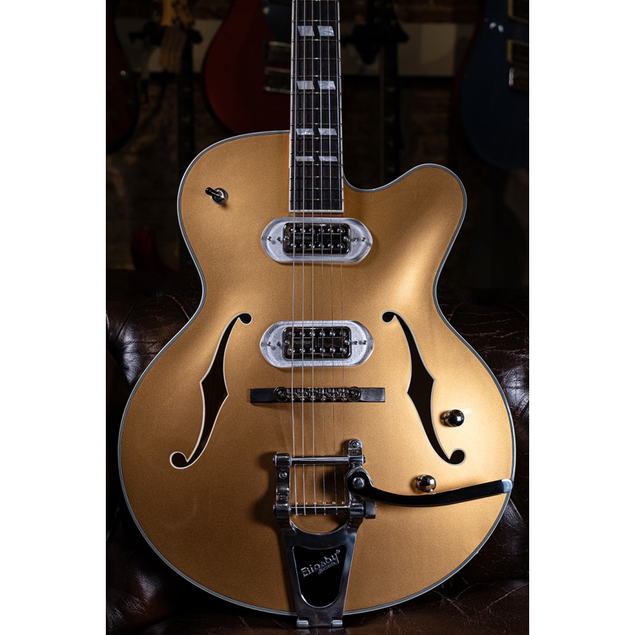 Eastman T58 Tonerider V-trons Bigsby Truetone Gloss Gold