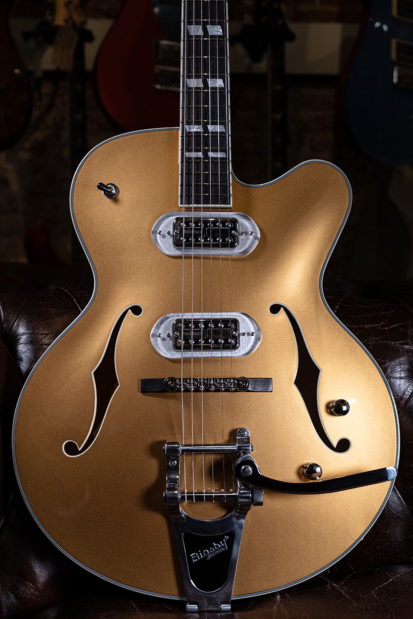 Eastman T58 Tonerider V-trons Bigsby Truetone Gloss Gold