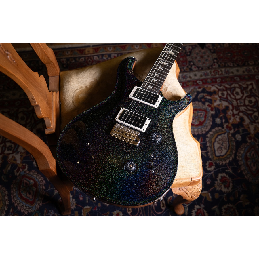 PRS Custom 24 Black Rainbow Holoflake
