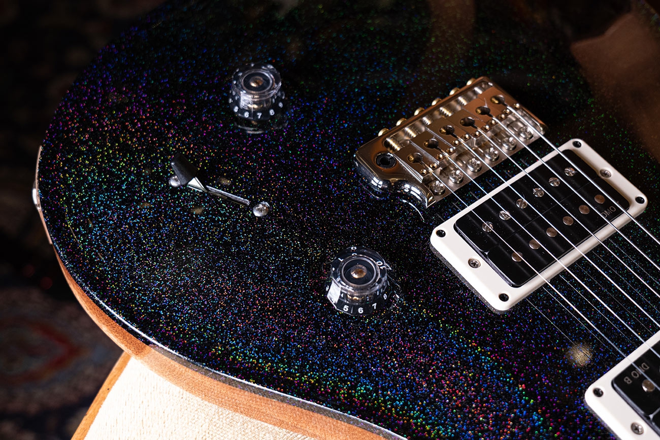 PRS Custom 24 Black Rainbow Holoflake