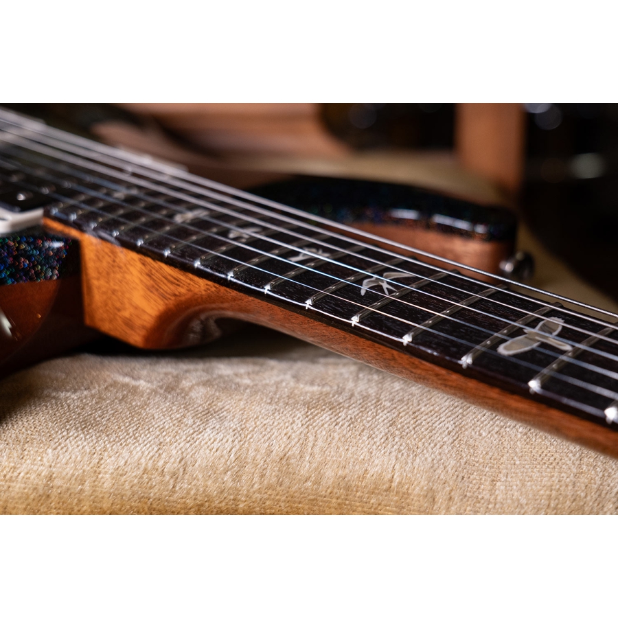 PRS Custom 24 Black Rainbow Holoflake