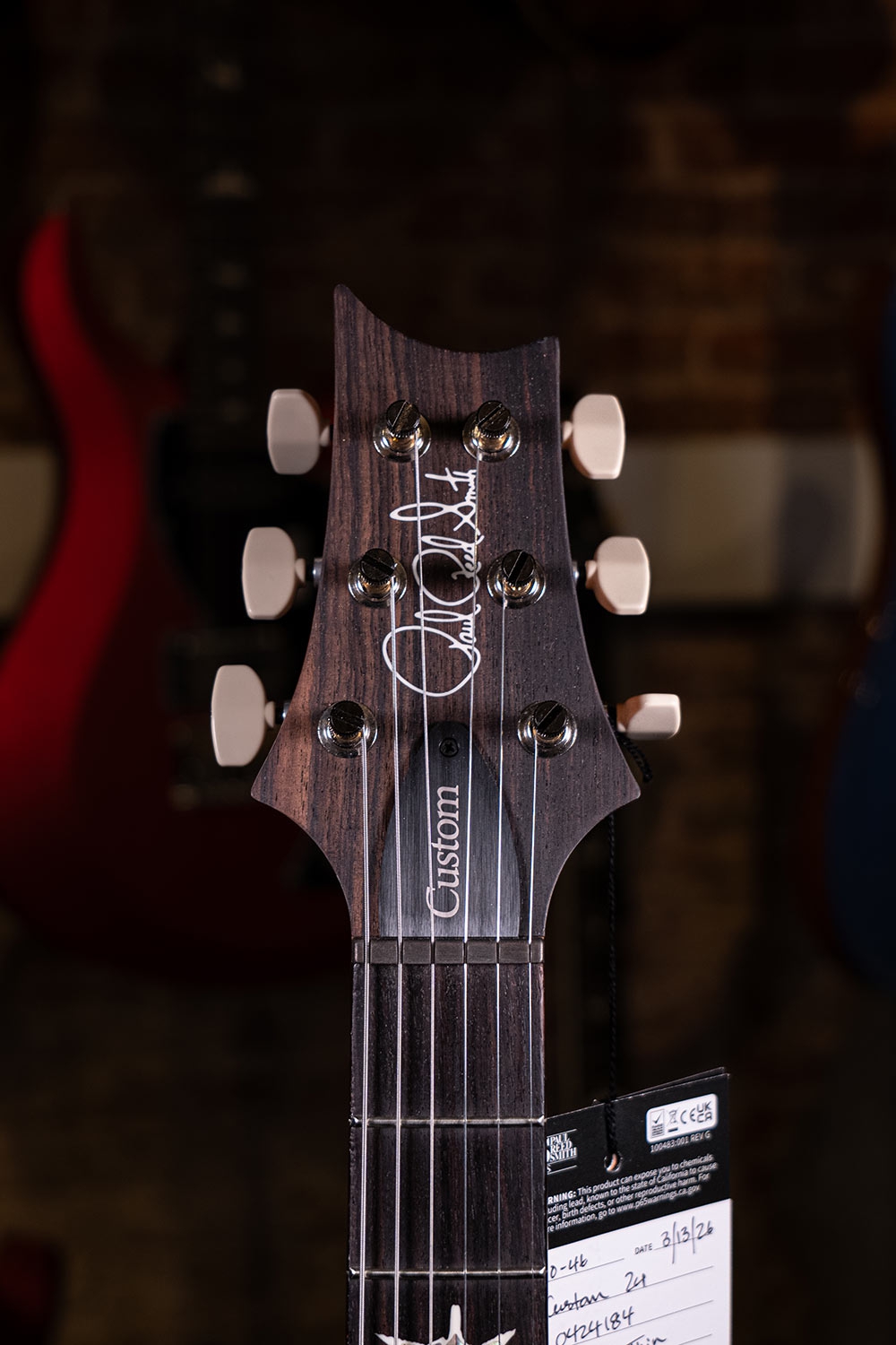 PRS Custom 24 Black Rainbow Holoflake