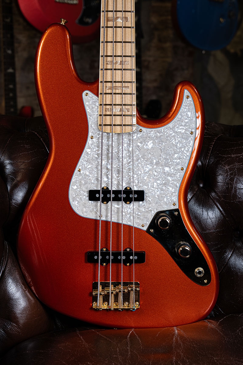 Fender Custom Shop 75 Jazz Bass NOS MN Fire Mist Orange