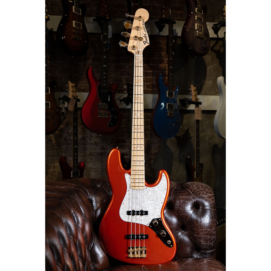Fender Custom Shop 75 Jazz Bass NOS MN Fire Mist Orange
