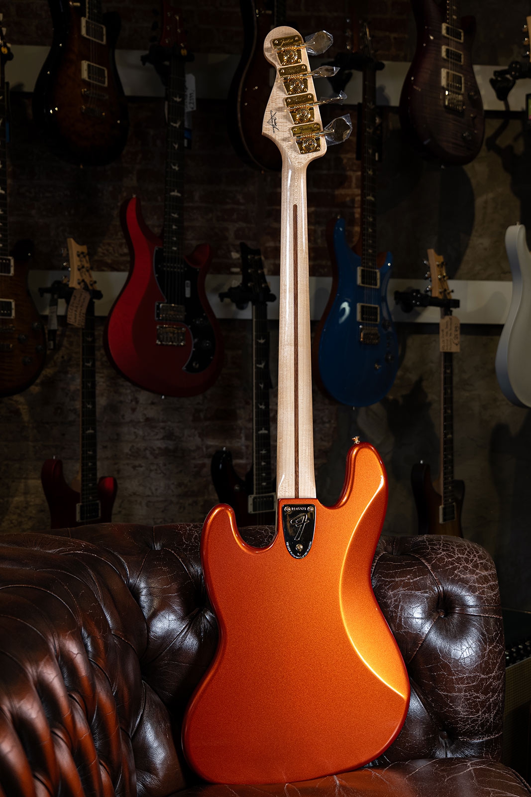 Fender Custom Shop 75 Jazz Bass NOS MN Fire Mist Orange