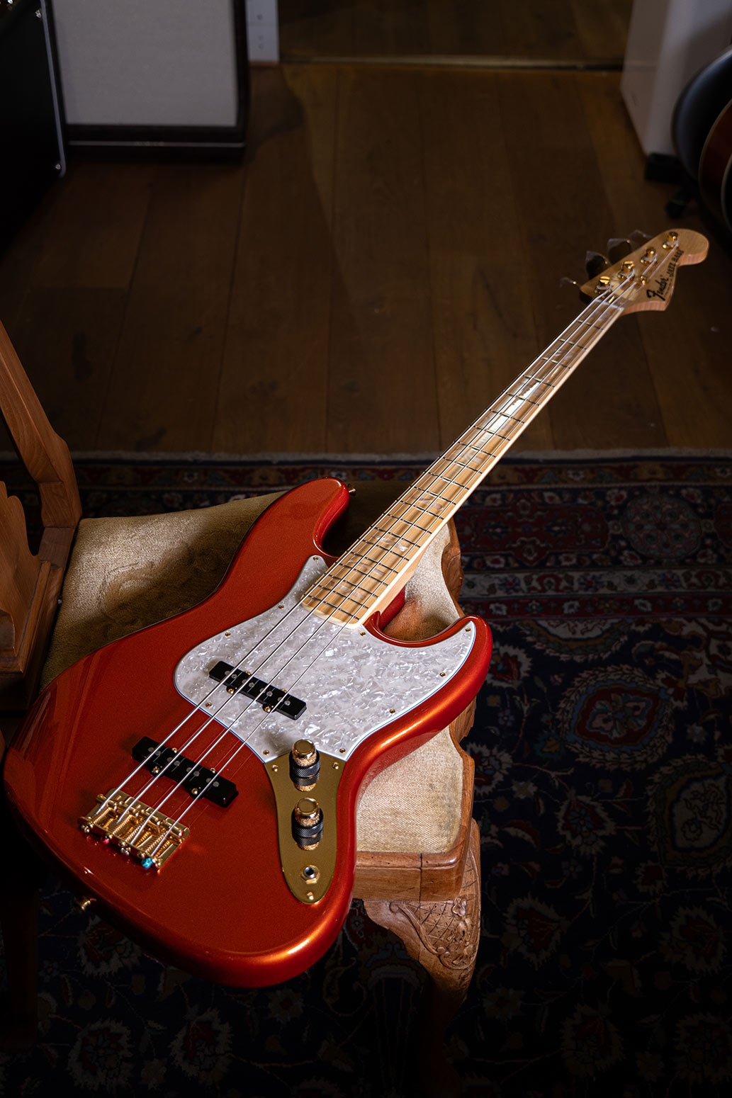 Fender Custom Shop 75 Jazz Bass NOS MN Fire Mist Orange
