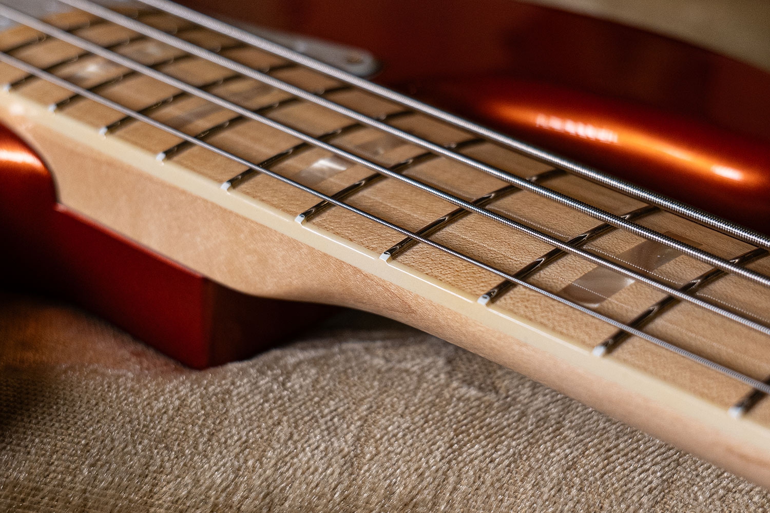 Fender Custom Shop 75 Jazz Bass NOS MN Fire Mist Orange