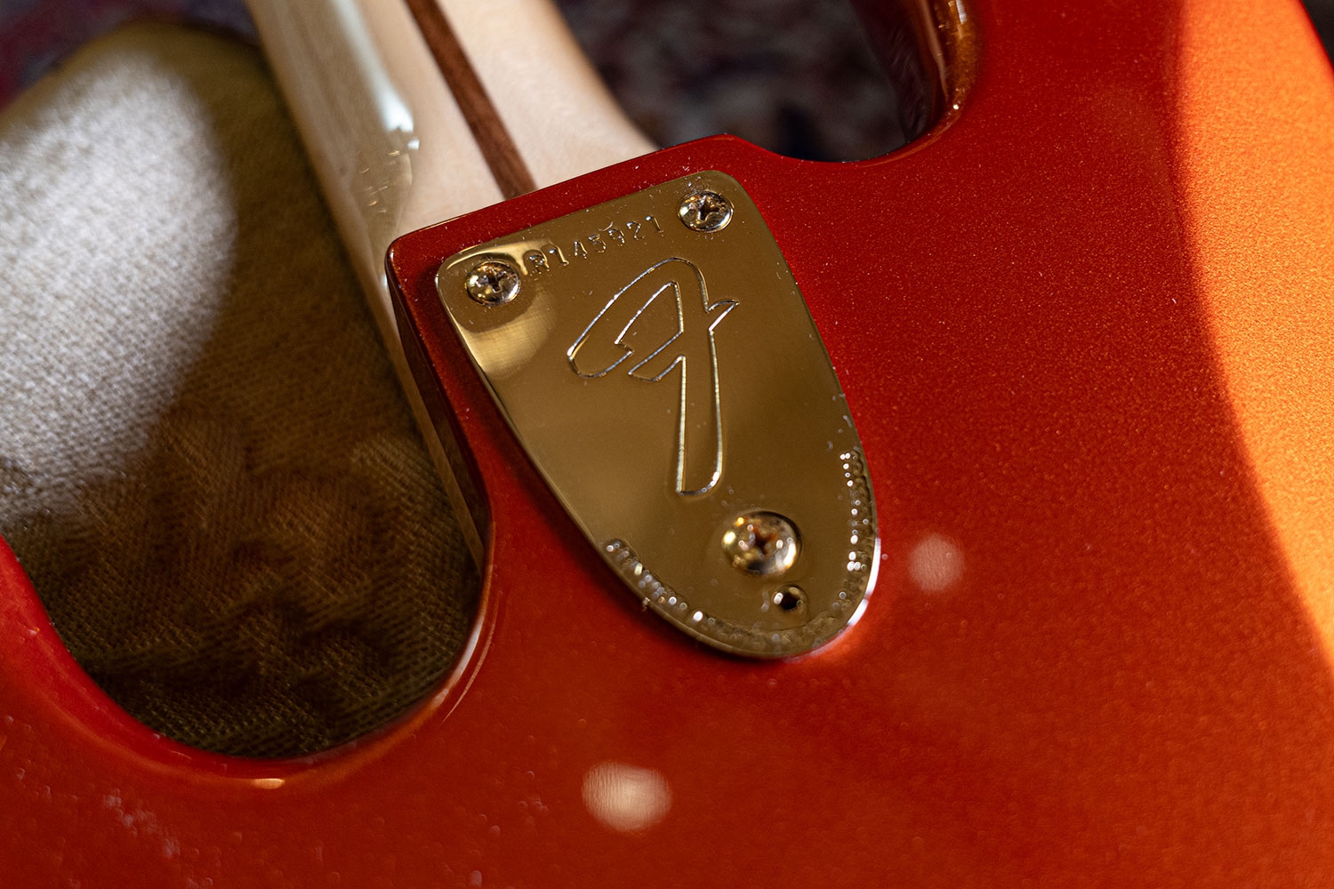 Fender Custom Shop 75 Jazz Bass NOS MN Fire Mist Orange