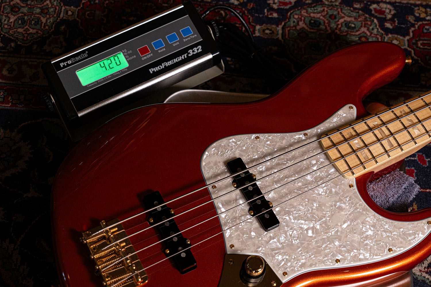 Fender Custom Shop 75 Jazz Bass NOS MN Fire Mist Orange
