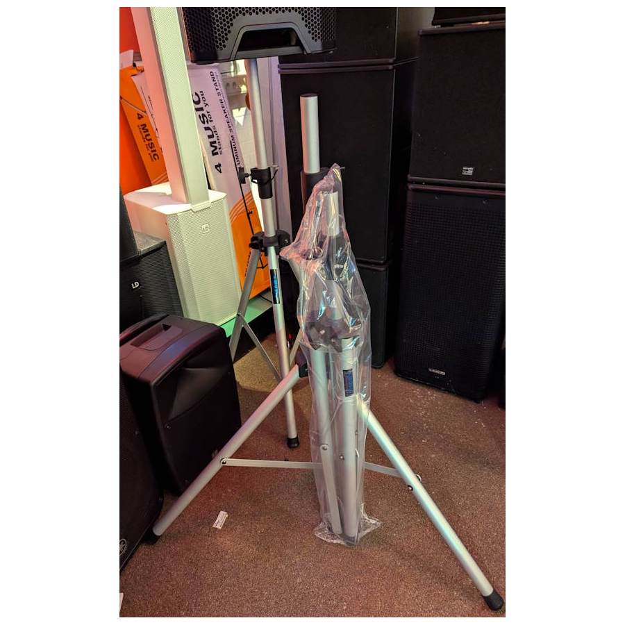 4MUSIC WM-180ALU Aluminium Speakerstandaard Set