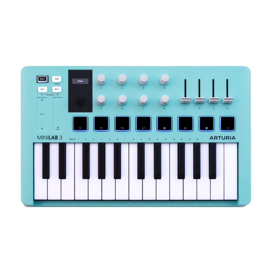 Arturia MiniLab 3 Aquamarine ltd edition