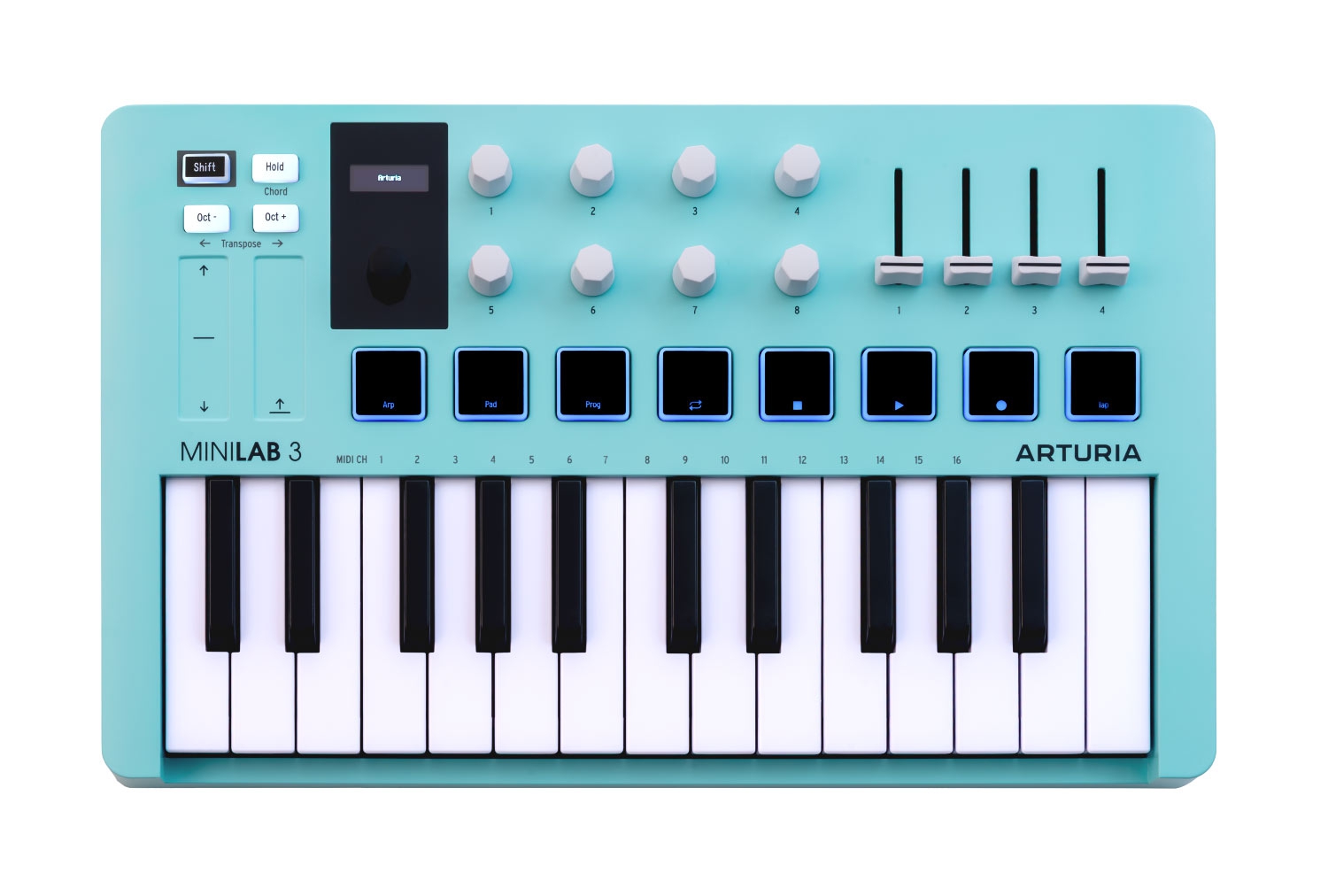 Arturia MiniLab 3 Aquamarine ltd edition