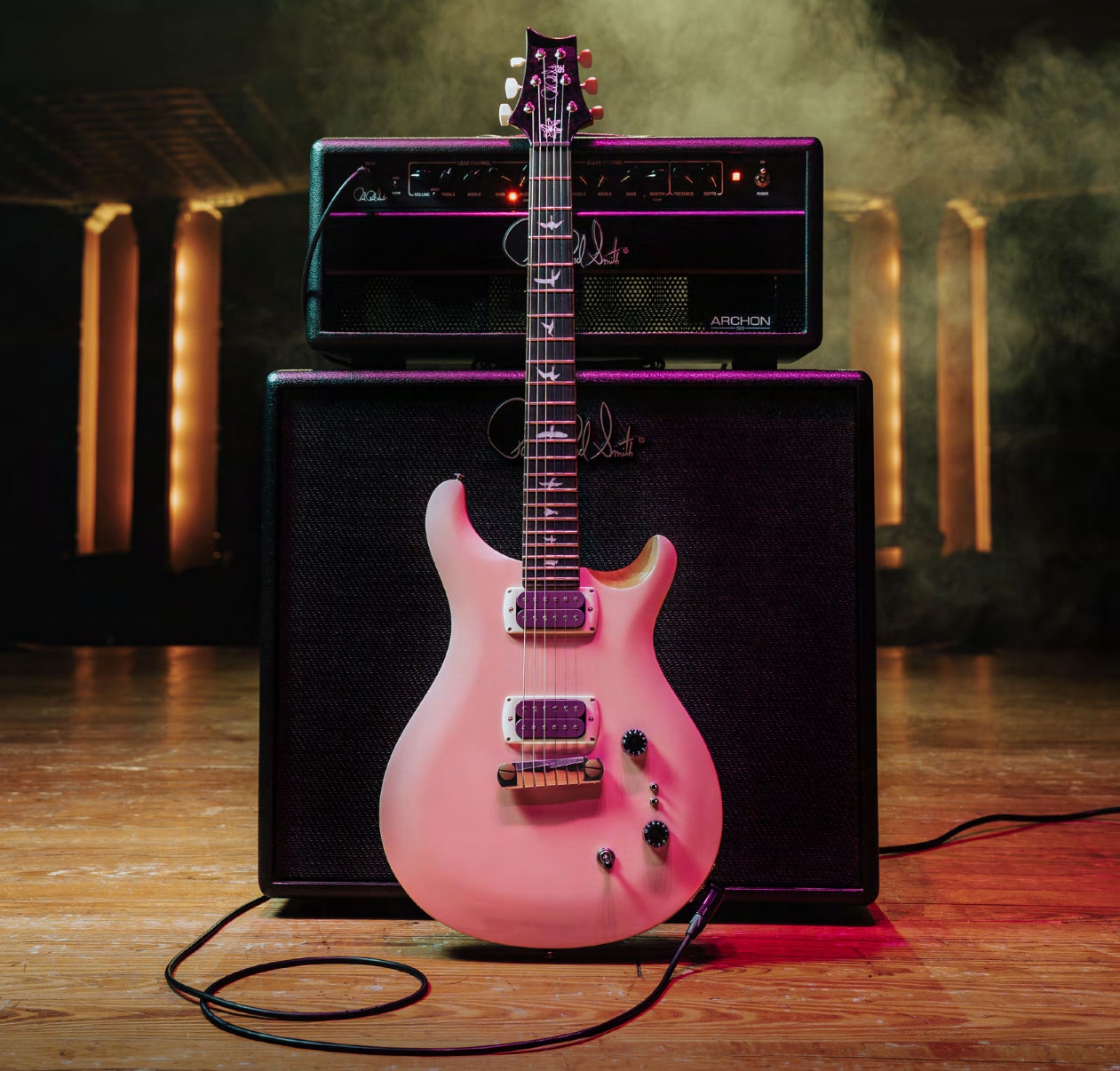 PRS SE Rock Lady LTD Pink Pearl Top