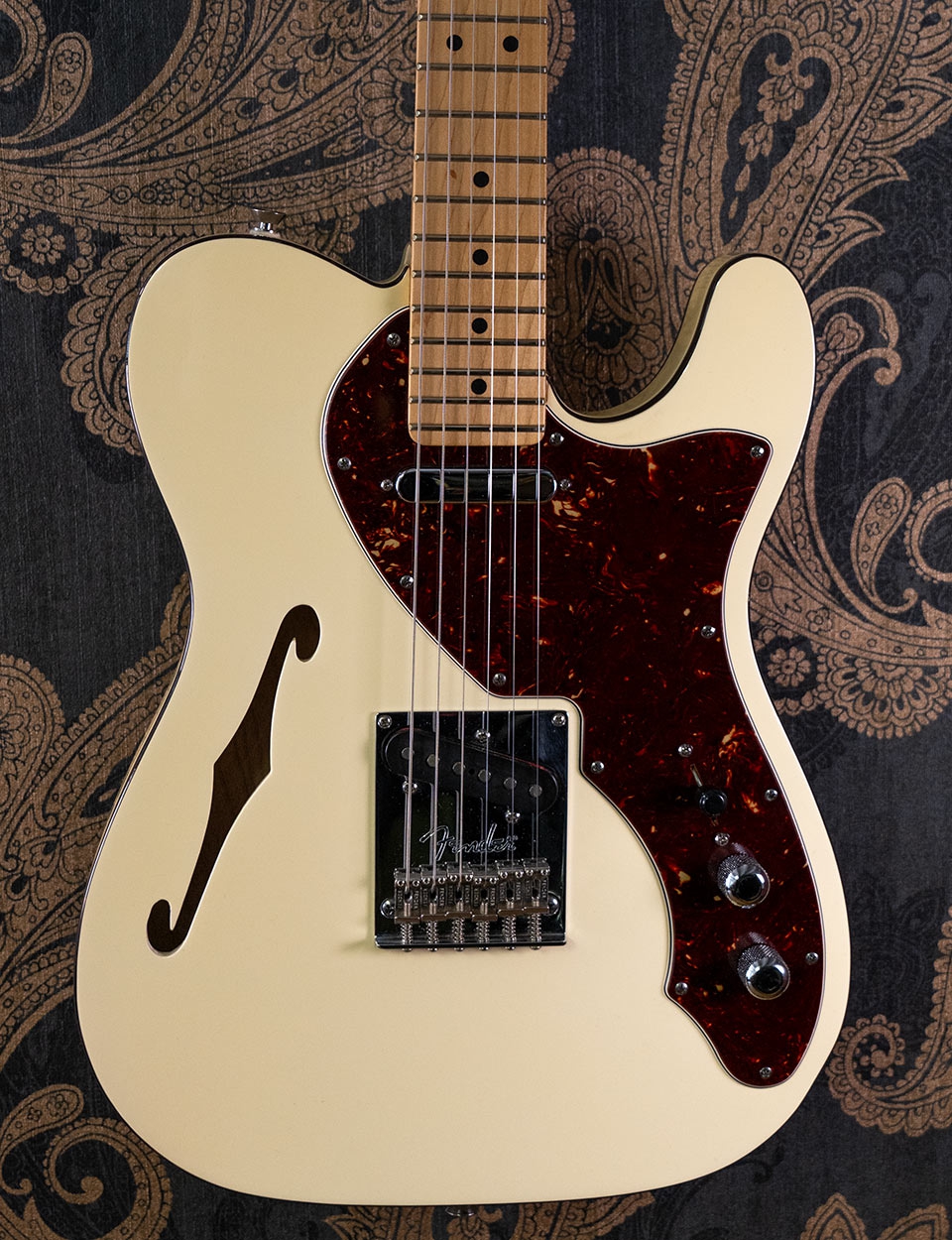 Fender 60th Anniversary Modern Thinline Telecaster Olympic White 2011