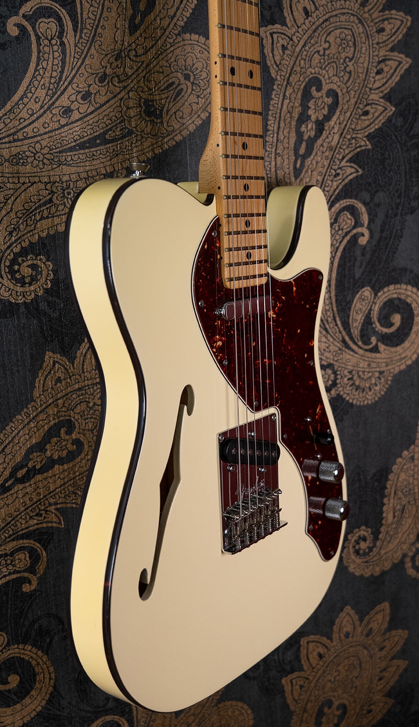 Fender 60th Anniversary Modern Thinline Telecaster Olympic White 2011
