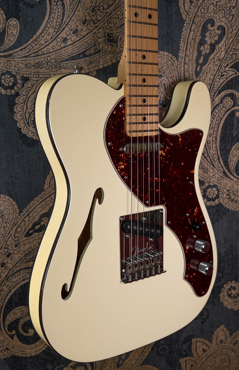 Fender 60th Anniversary Modern Thinline Telecaster Olympic White 2011