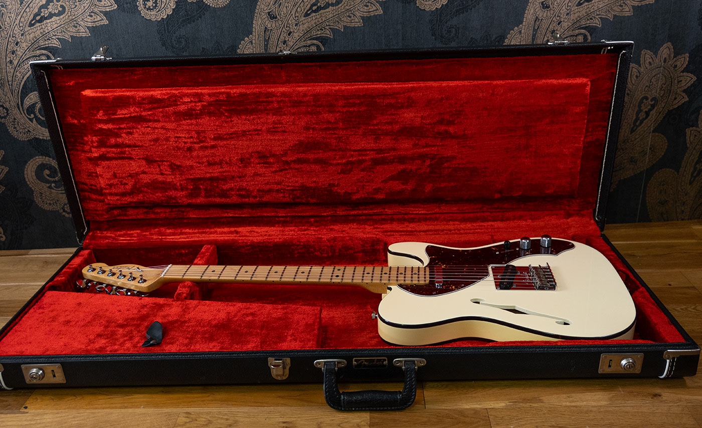 Fender 60th Anniversary Modern Thinline Telecaster Olympic White 2011