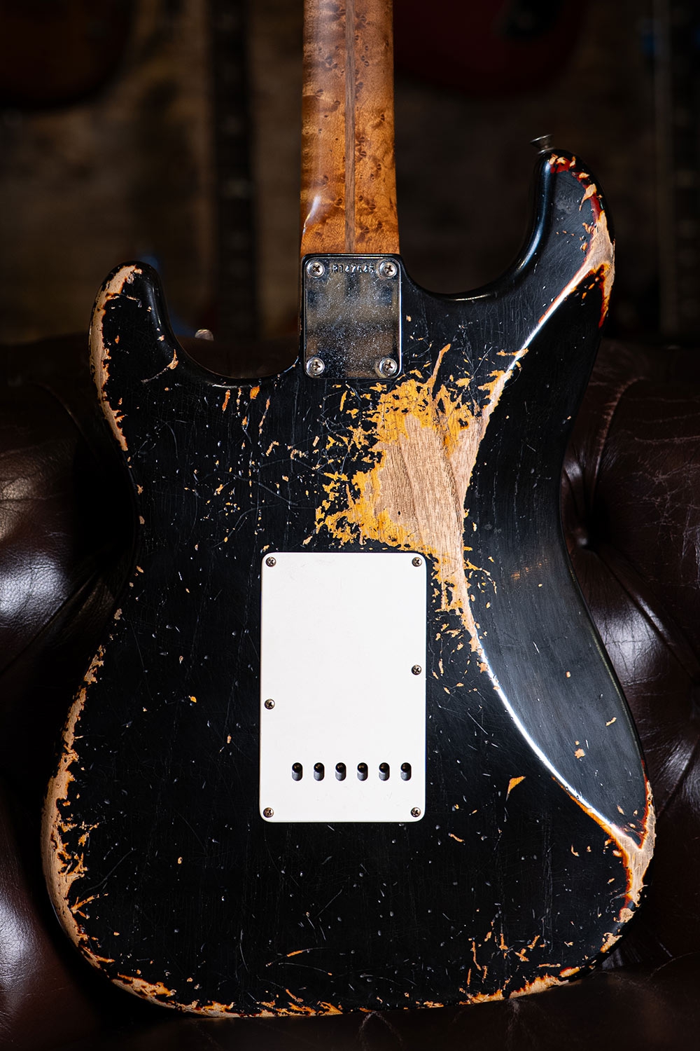 Fender Custom Shop 50s Strat HVY REL MN Black Vintage Burst