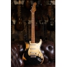 Fender Custom Shop 50s Strat HVY REL MN Black Vintage Burst