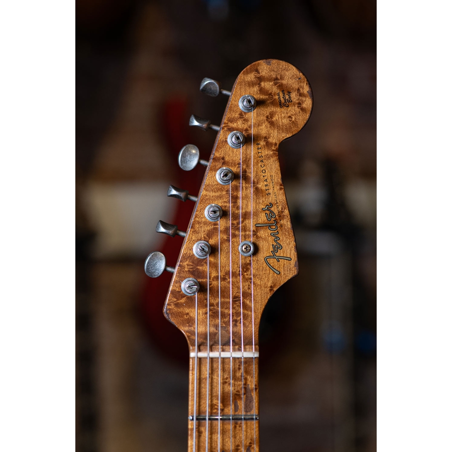 Fender Custom Shop 50s Strat HVY REL MN Black Vintage Burst