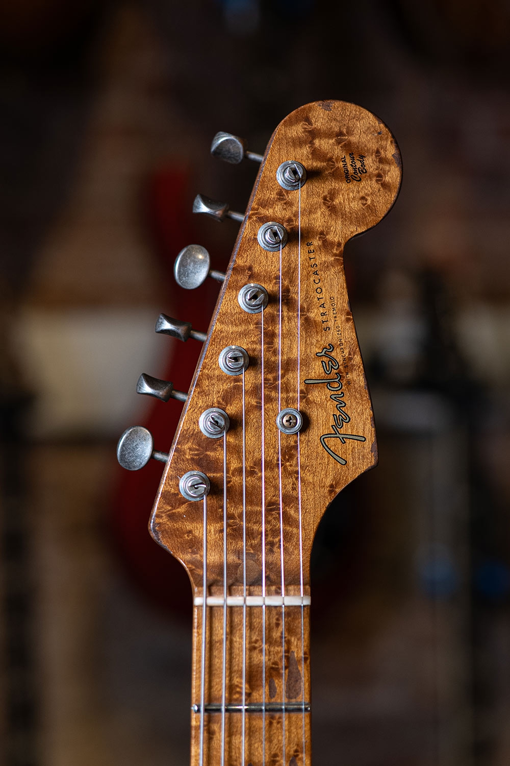 Fender Custom Shop 50s Strat HVY REL MN Black Vintage Burst