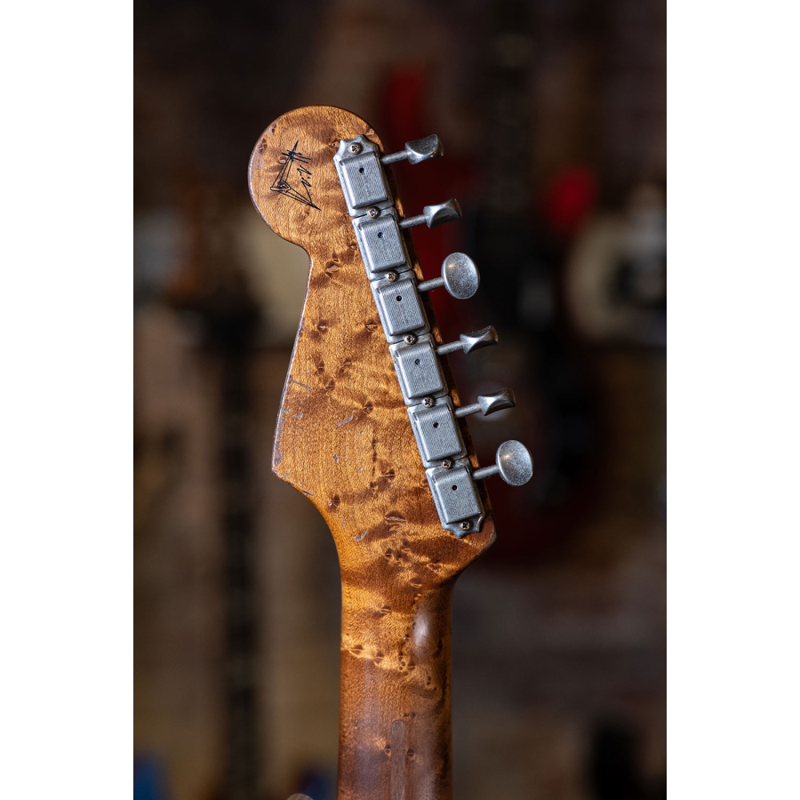 Fender Custom Shop 50s Strat HVY REL MN Black Vintage Burst