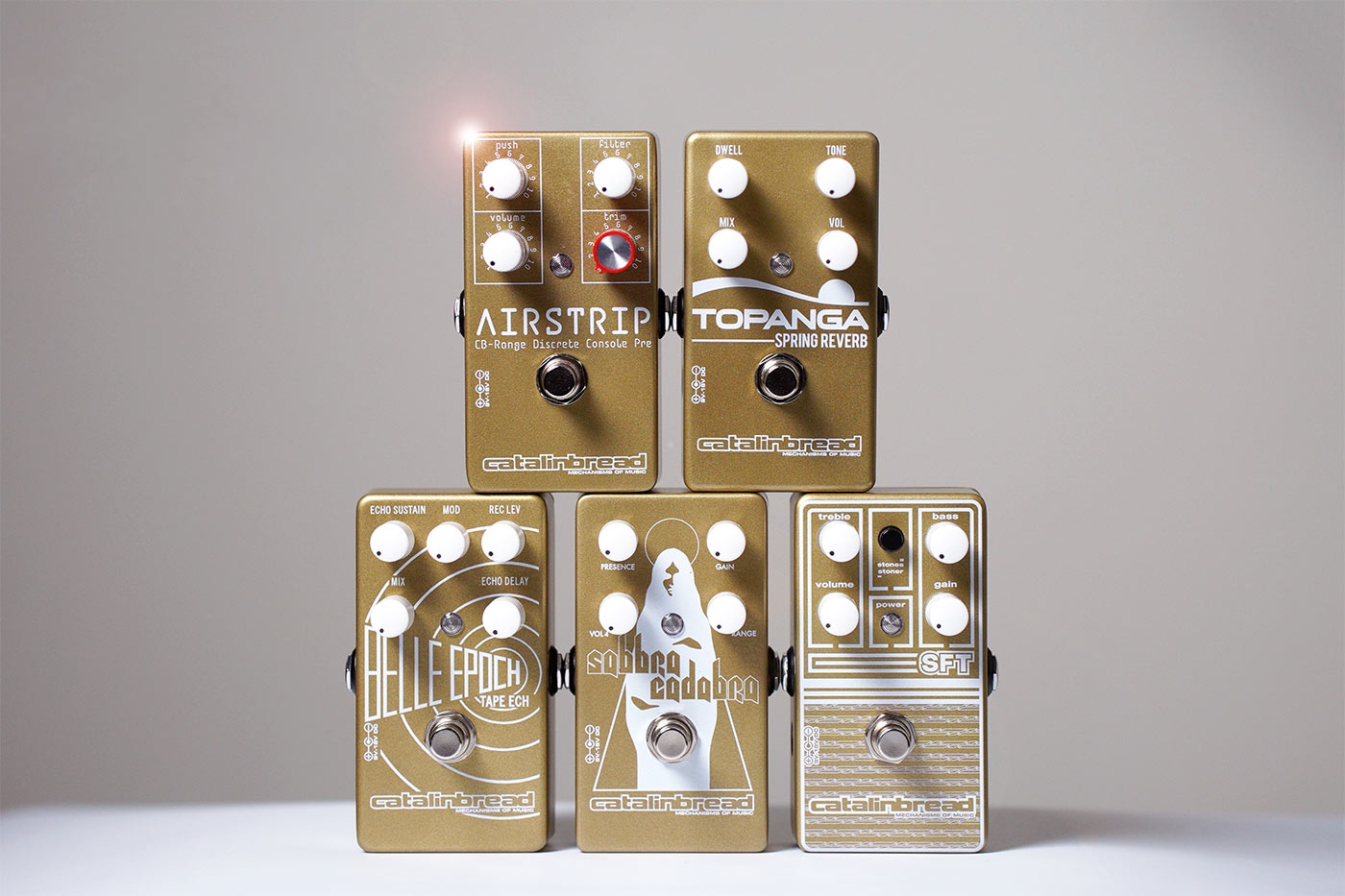 Catalinbread TOPANGA Gold N White