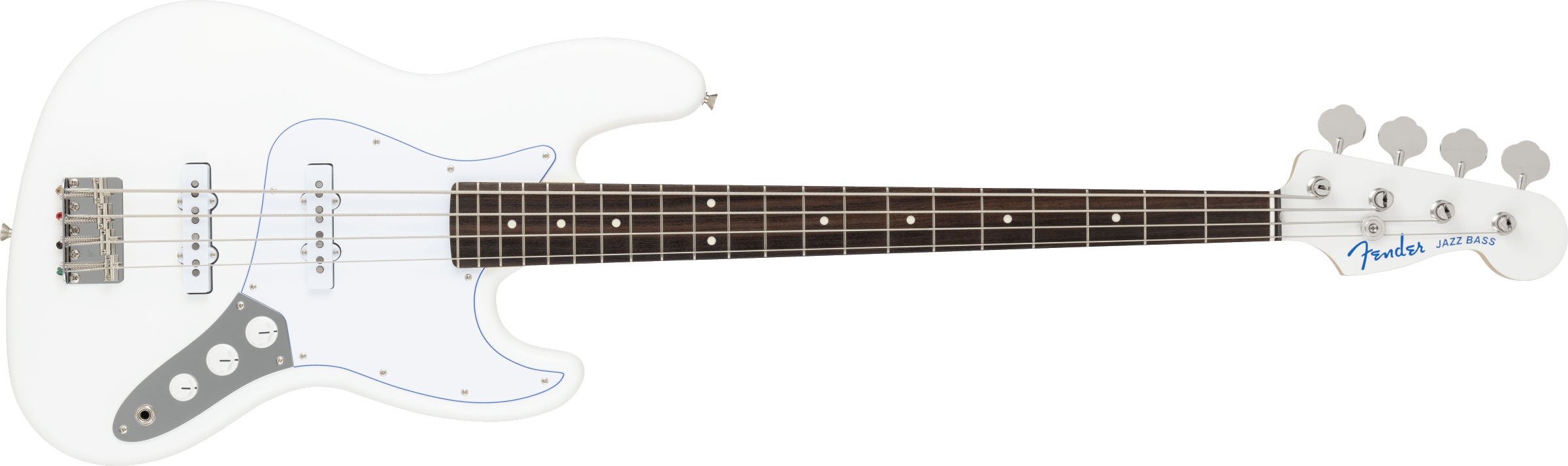 Fender Made in Japan Limited Hybrid II Jazz Bass Blanc