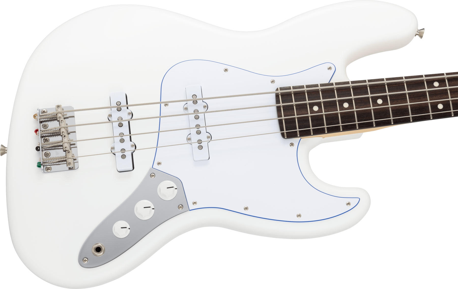 Fender Made in Japan Limited Hybrid II Jazz Bass Blanc