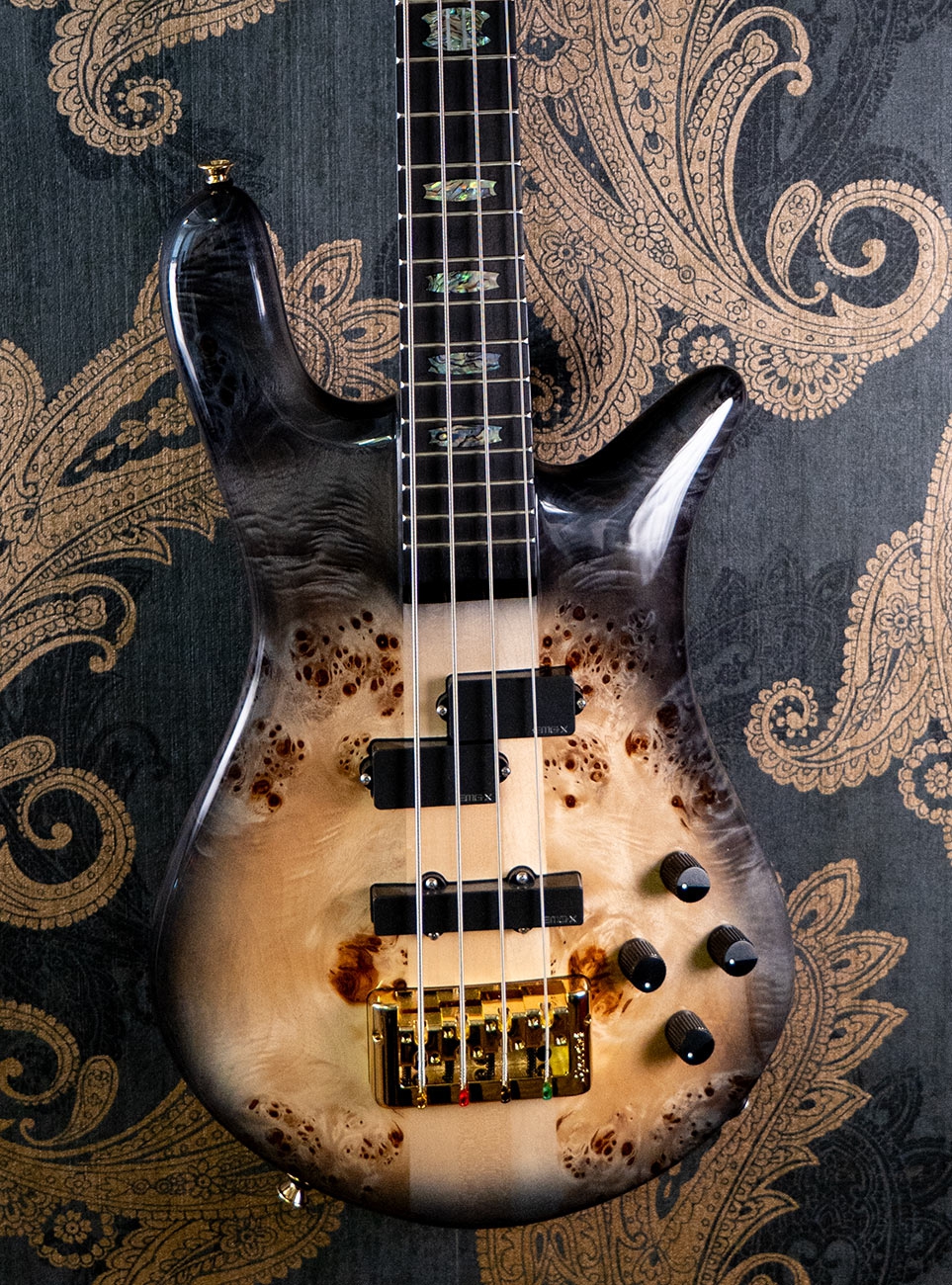 Spector Euro 4 CST Natural Black Burst Gloss