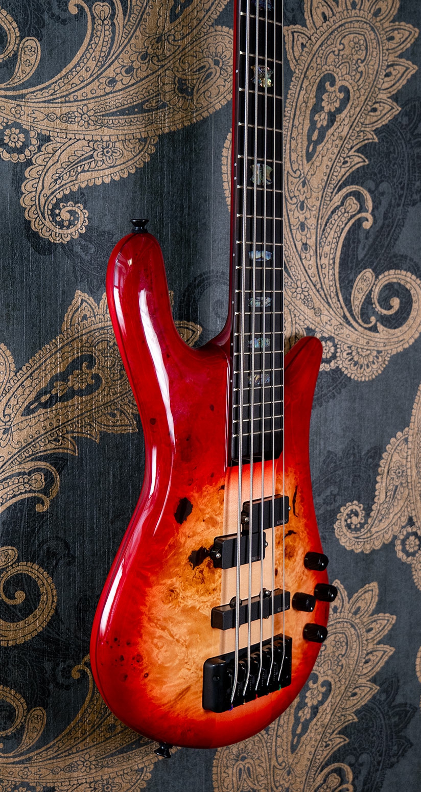Spector Euro CST 5 Natural Red Burst Gloss