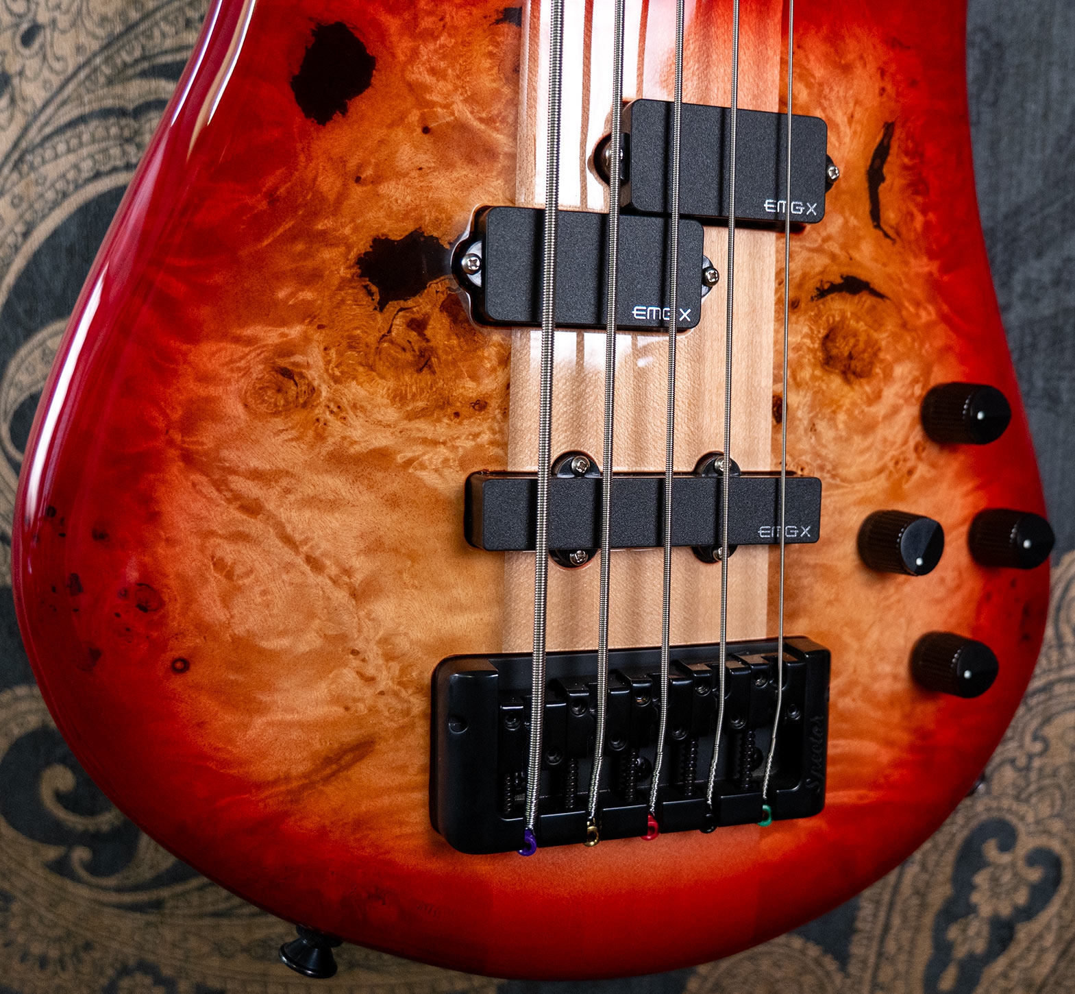 Spector Euro CST 5 Natural Red Burst Gloss
