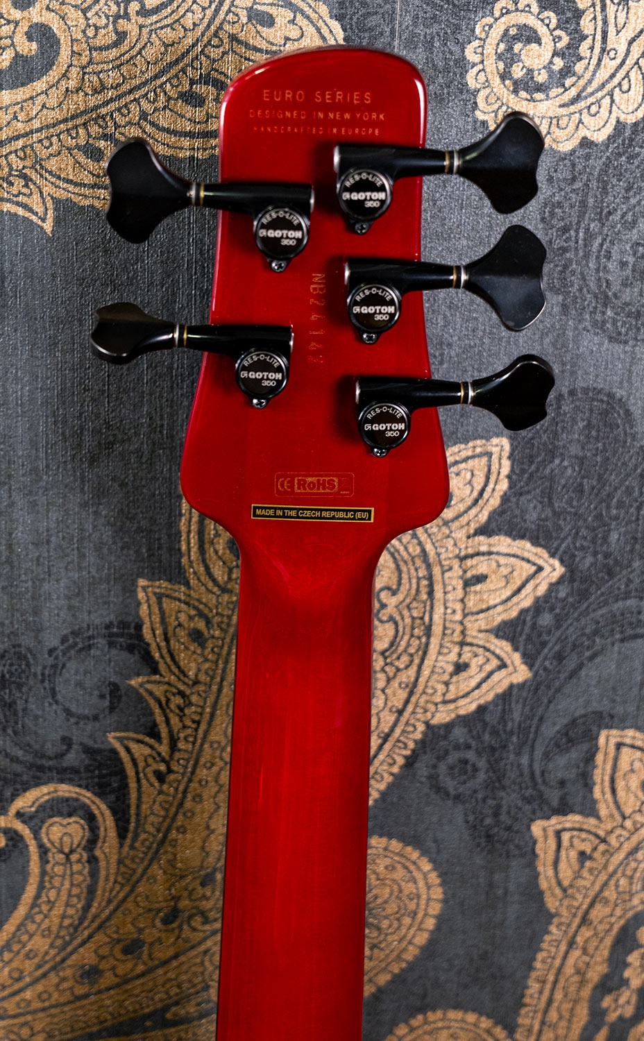 Spector Euro CST 5 Natural Red Burst Gloss