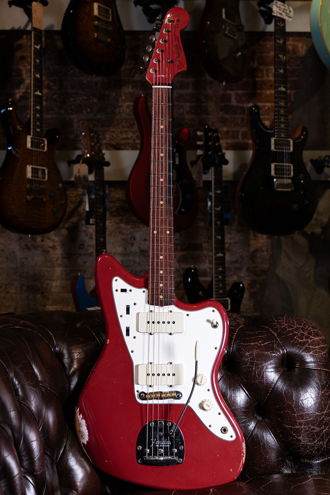 Fender Custom Shop 1963 Jazzmaster Relic RW Cimarron Red