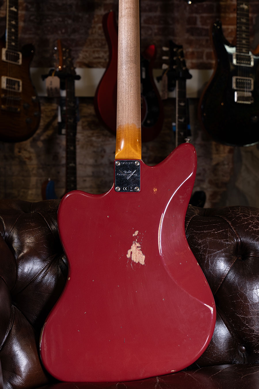Fender Custom Shop 1963 Jazzmaster Relic RW Cimarron Red