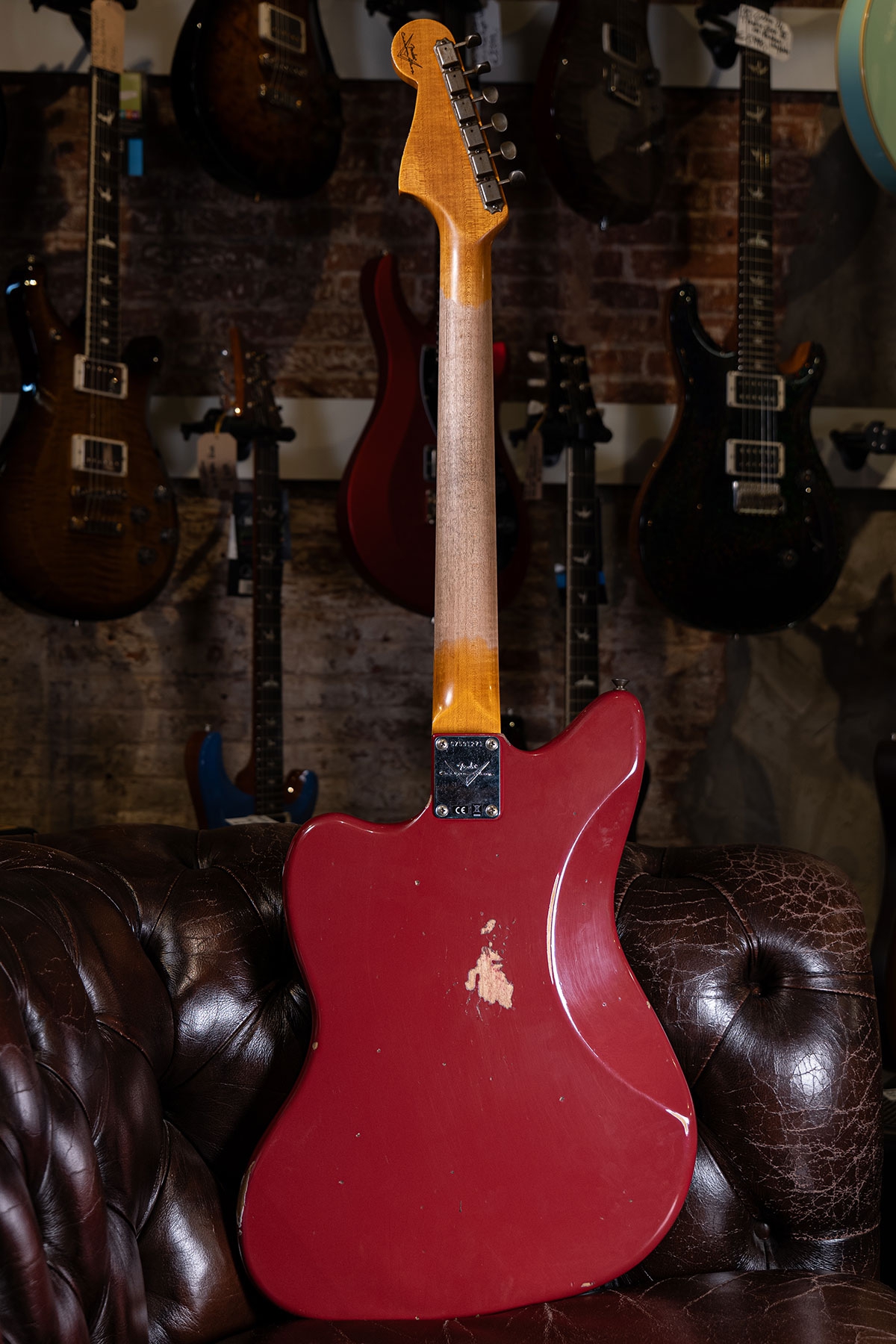Fender Custom Shop 1963 Jazzmaster Relic RW Cimarron Red