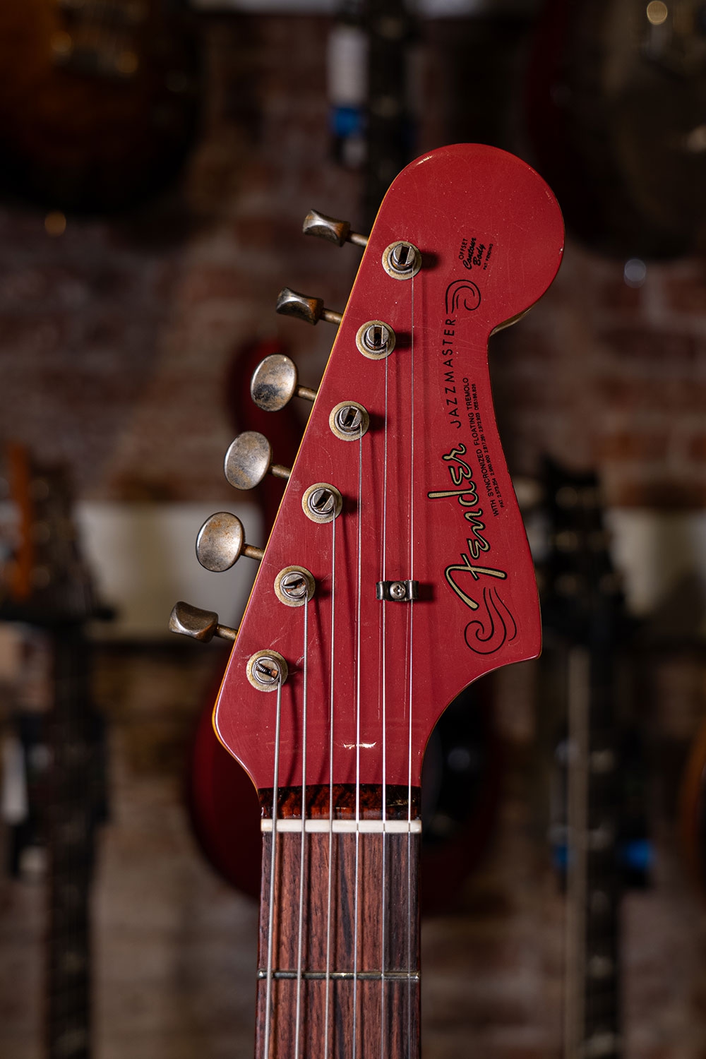 Fender Custom Shop 1963 Jazzmaster Relic RW Cimarron Red