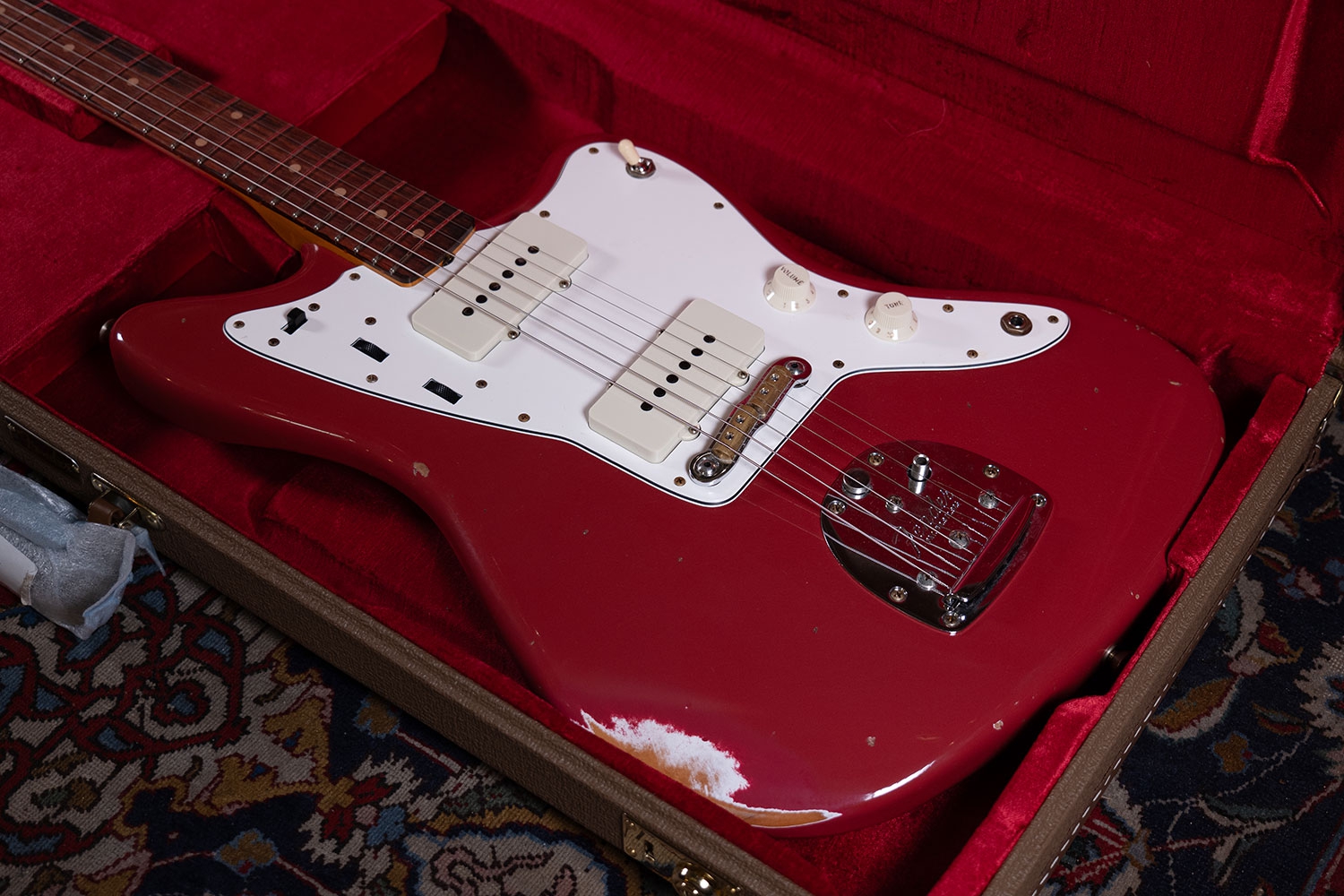 Fender Custom Shop 1963 Jazzmaster Relic RW Cimarron Red