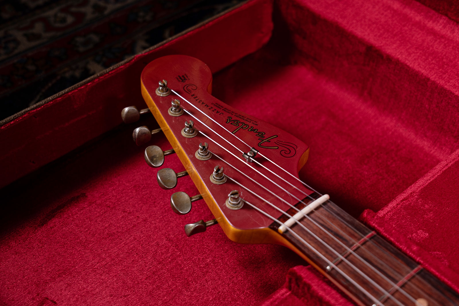 Fender Custom Shop 1963 Jazzmaster Relic RW Cimarron Red