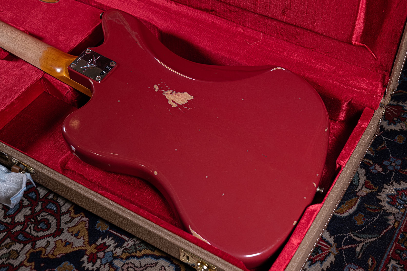 Fender Custom Shop 1963 Jazzmaster Relic RW Cimarron Red