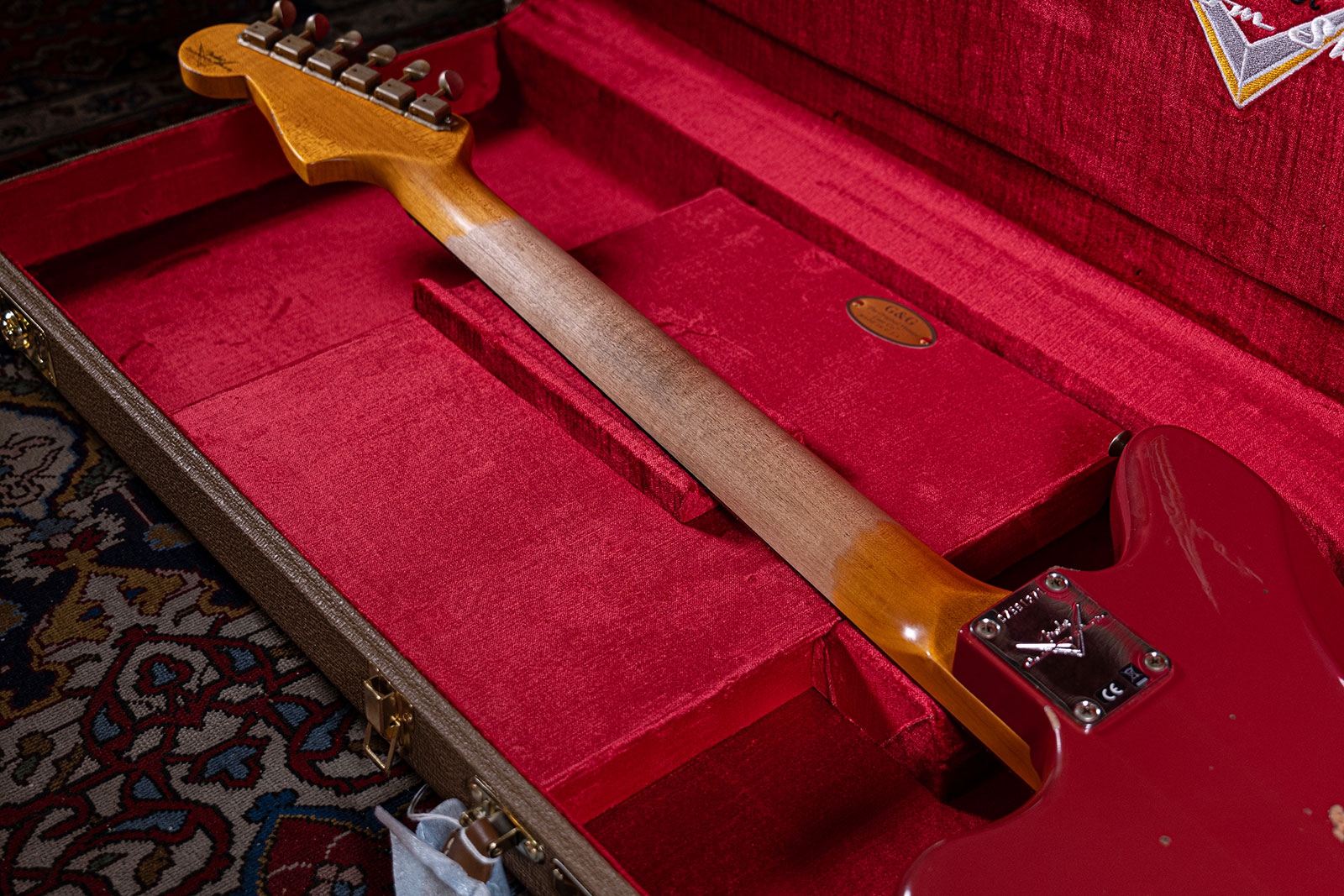 Fender Custom Shop 1963 Jazzmaster Relic RW Cimarron Red