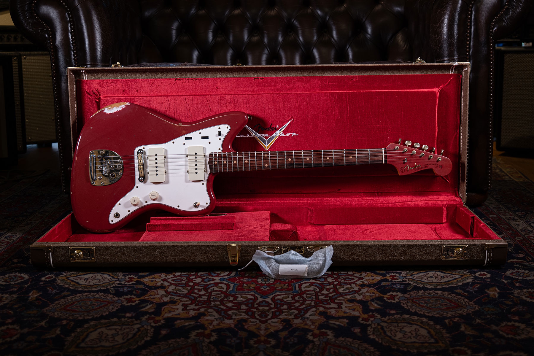 Fender Custom Shop 1963 Jazzmaster Relic RW Cimarron Red