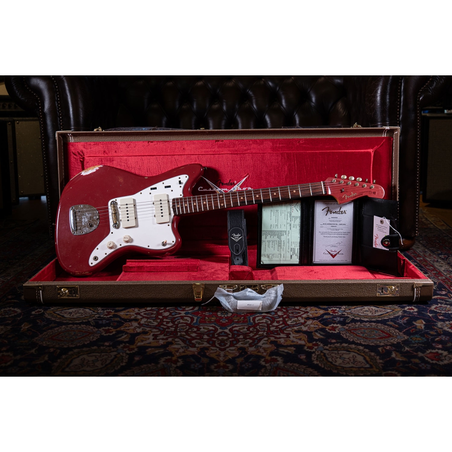 Fender Custom Shop 1963 Jazzmaster Relic RW Cimarron Red