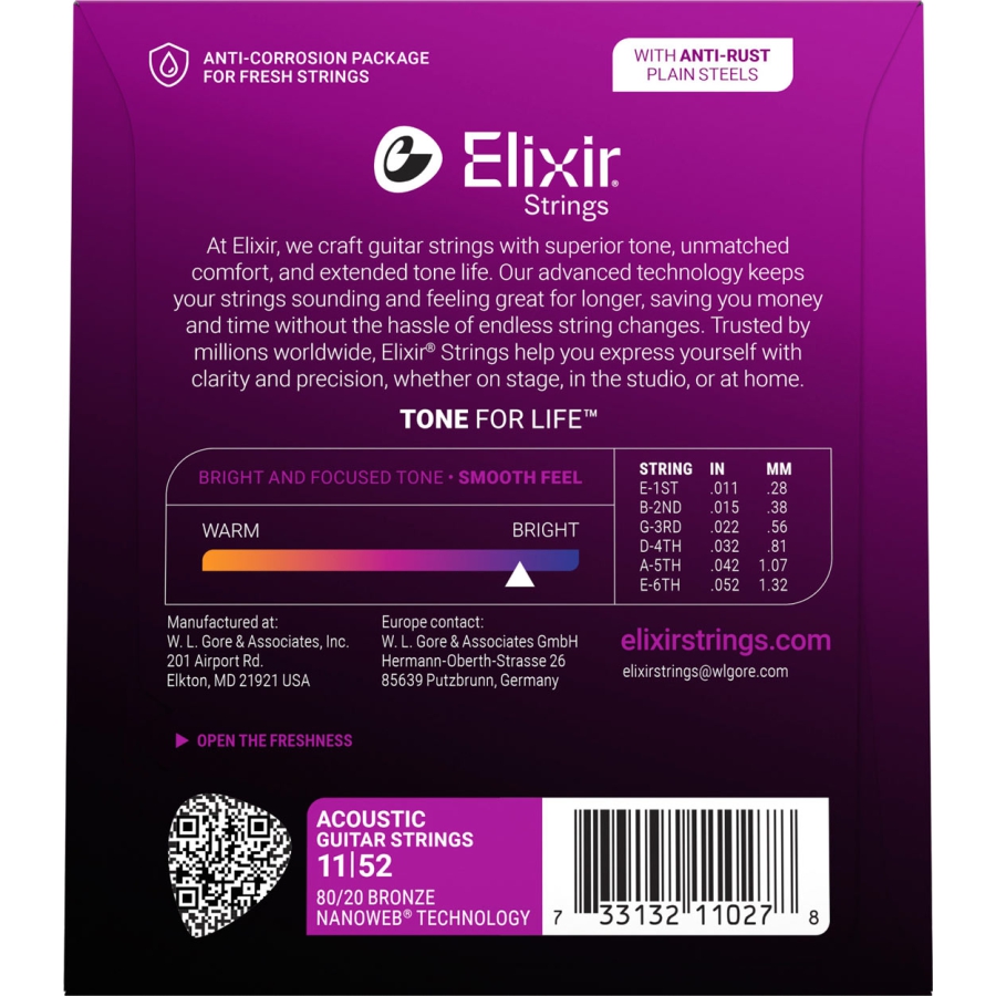 Elixir Nanoweb Custom Light CEL 11027