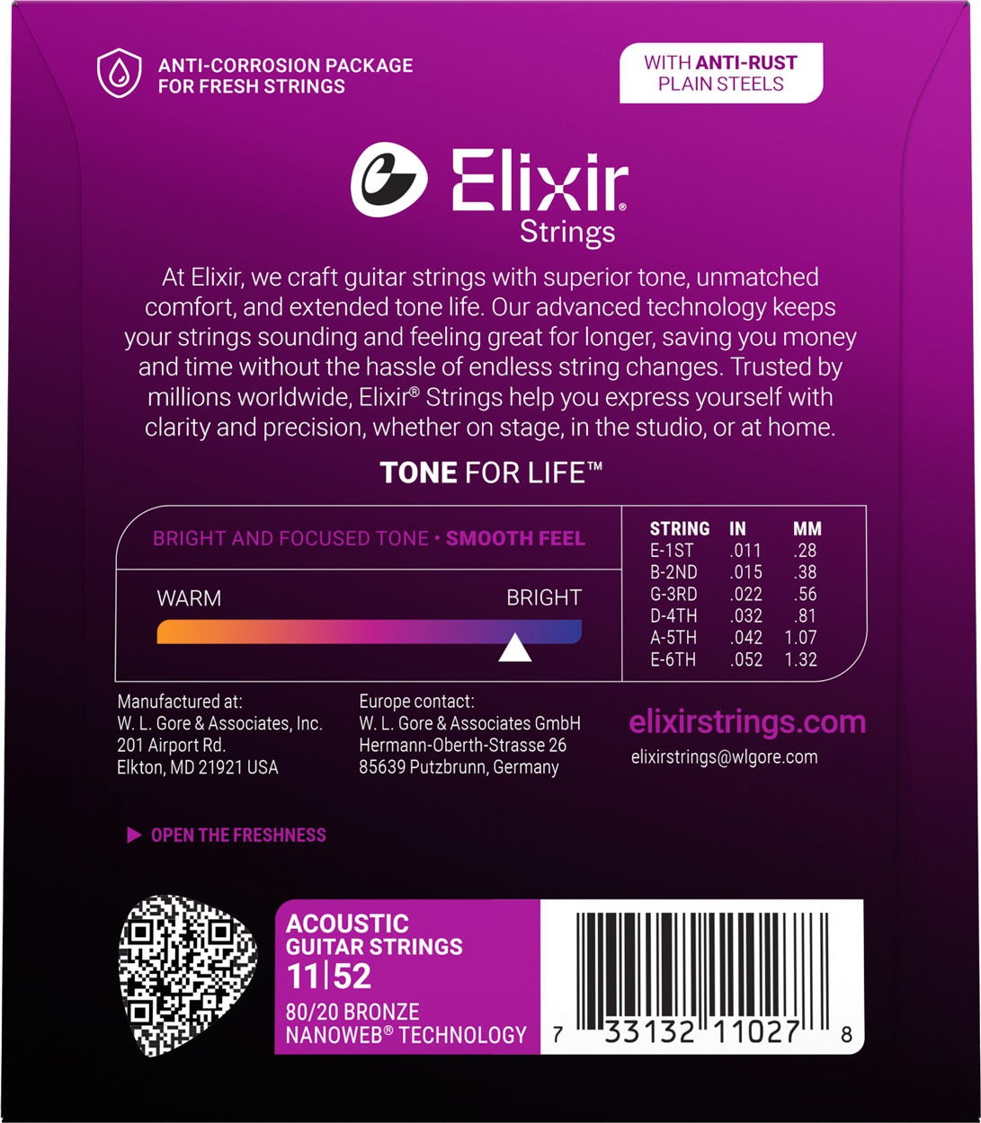 Elixir Nanoweb Custom Light CEL 11027