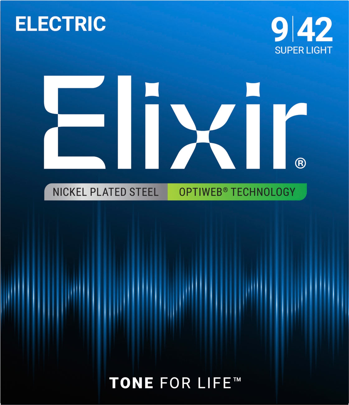 Elixir 19002 Electric NPS Optiweb Super Light 9-42 snarenset
