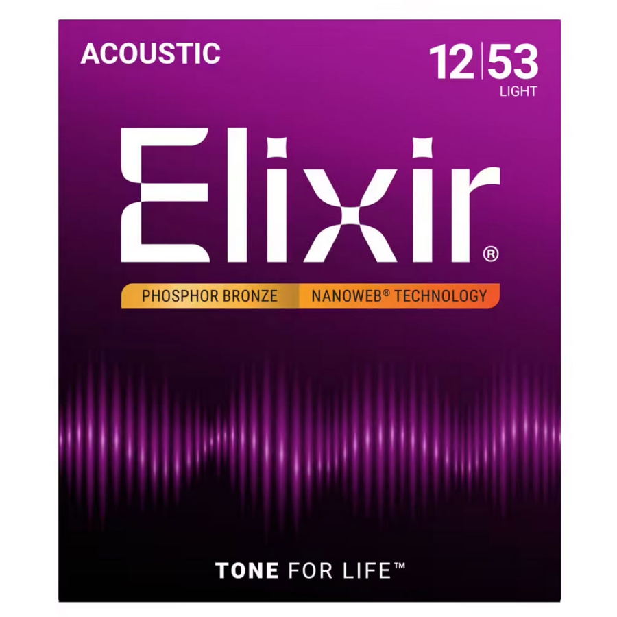 Elixir 16052 Phosphor Bronze Light 12 - 53