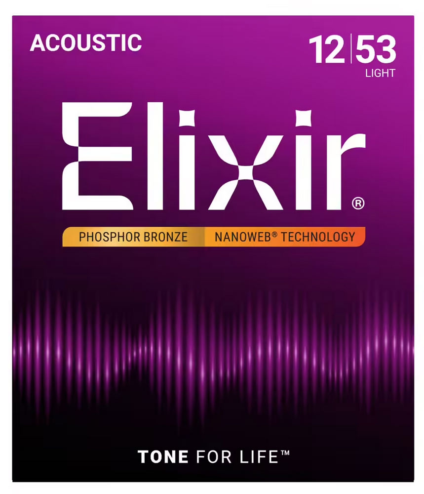 Elixir 16052 Phosphor Bronze Light 12 - 53