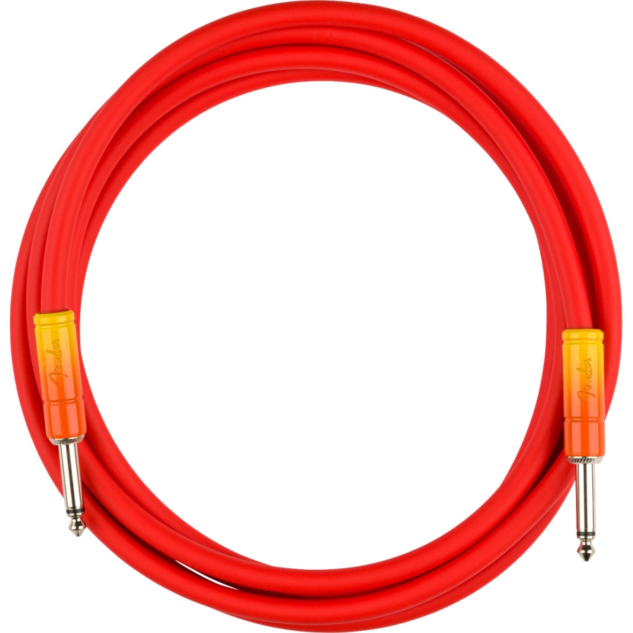 Fender Ombre Instrument Cable Straight Tequila Sunrise 3m