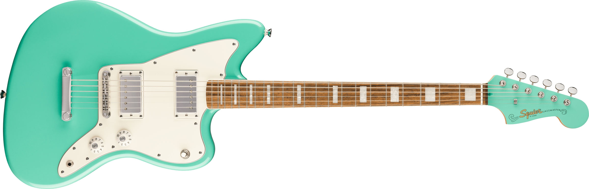 Squier Paranormal Baritone Jazzmaster HH Sea Foam Green